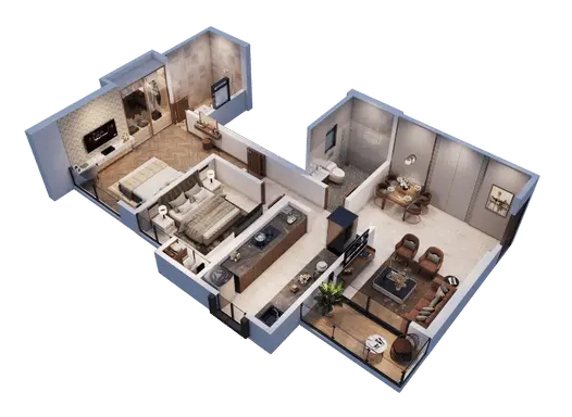 kasturivan 2 bhk